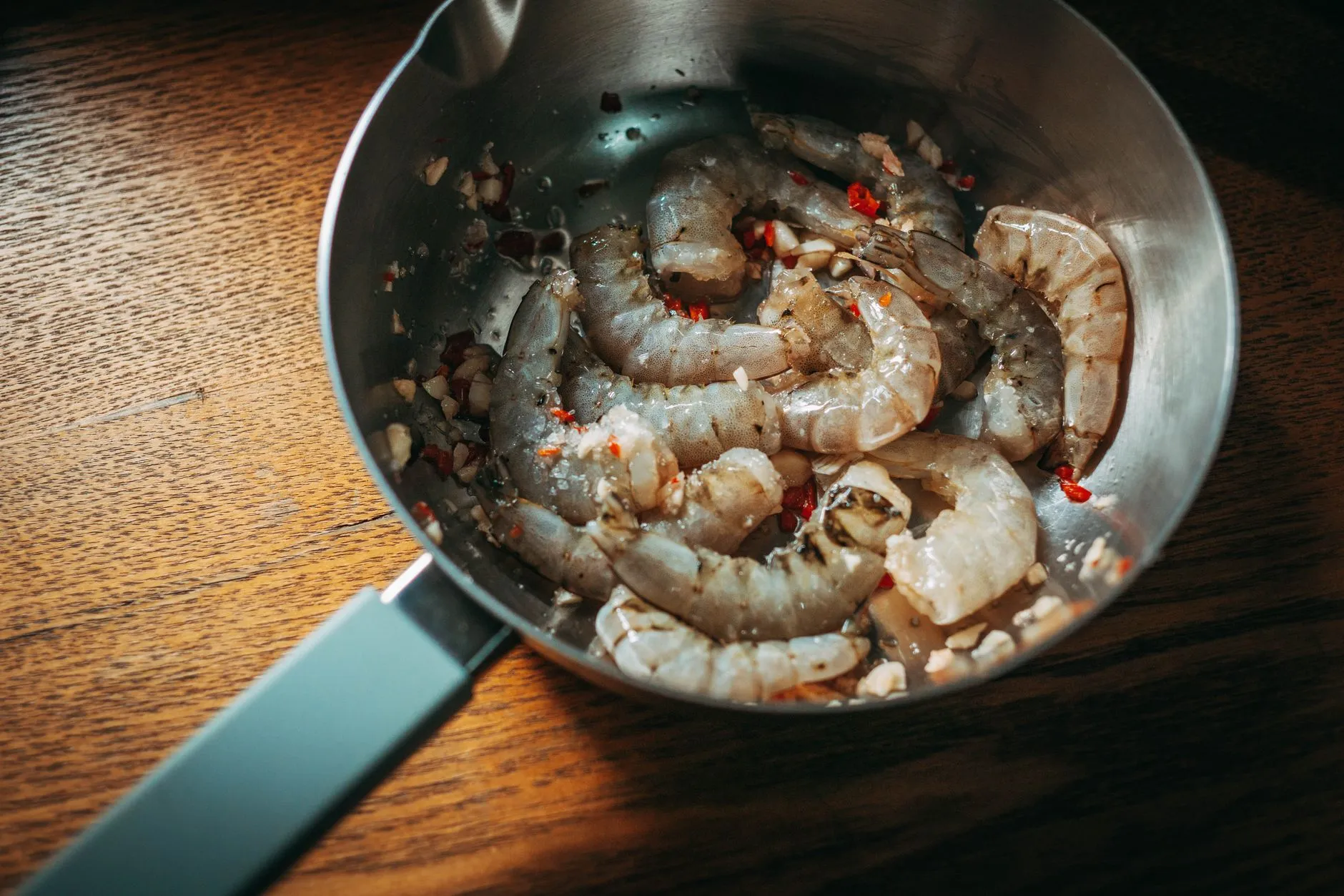 Gamberoni all'Aglio e Peperoncino